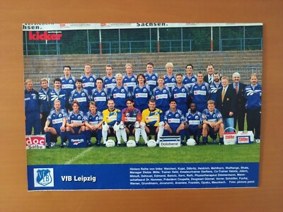VfB Leipzig, Mannschaftsfoto 1997/98, 2. BL, Kicker,DIN A4,ungeklebt  