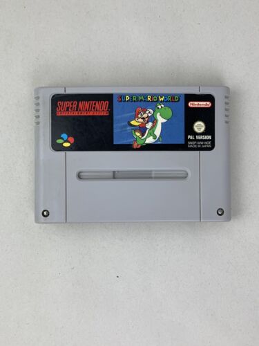 Super Mario World for Super Nintendo Pal Version SNES Rare Collector 1990