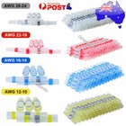 50-1600x Waterproof Heat Shrink Solder Wire Connector Seal Sleeve Butt Terminals