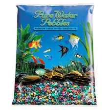 Pure Water Pebbles Aquarium Gravel - Rainbow (5 lbs (3.1-6.3 mm Grain))