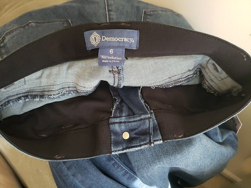 DEMOCRACY AB SOLUTION CURVE EQUALITY HI RISE FLARE JEANS 6 NWT - Bild 7 von 7