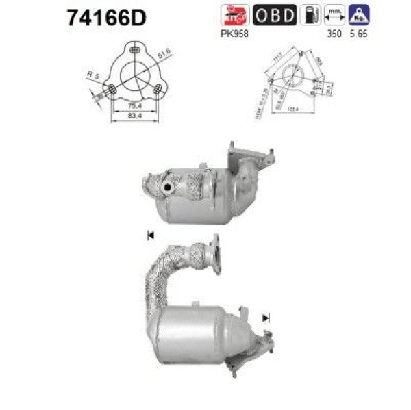 Katalysator FüR Nissan Renault Qashqai / +2 I X-TRAIL II Koleos-image