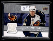 2008-09 Upper Deck Game Jerseys Colby Armstrong Atlanta Thrashers #GJ-CA