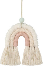 Macrame Rainbow Charm - Essential Oil Diffuser for Cars, Baby Nursery, Children'