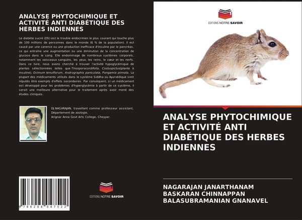 Nagarajan Janarthanam (U. A.) | Analyse Phytochimique ET ActivitÉ Anti...-image