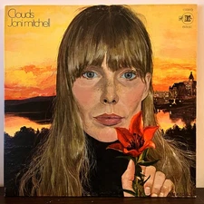 JONI MITCHELL - Clouds (1969) - 12" Vinyl Record LP - VG+
