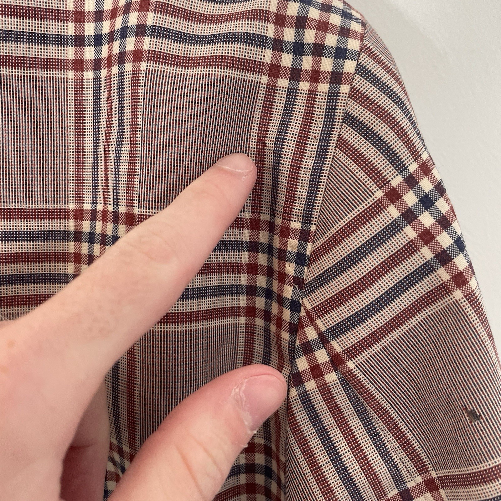 Peter Millar Gingham Checkered 100% Wool Blazer M… - image 8