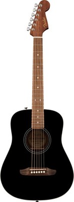 Fender California Standard Redondo Mini Acoustic Guitar - Black