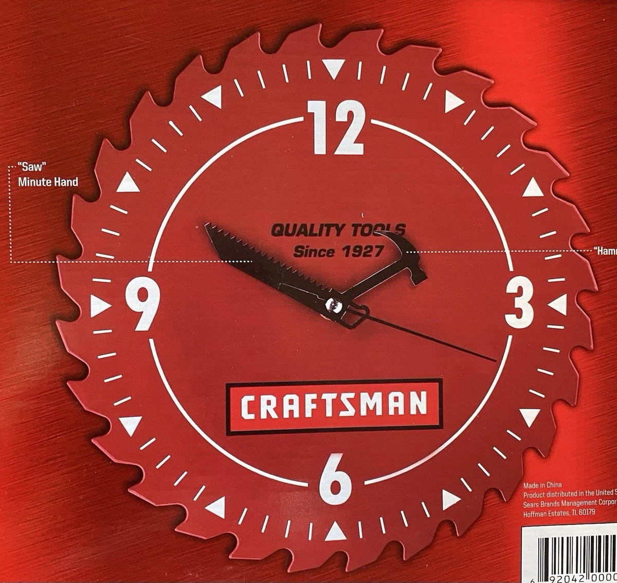 Craftsman Saw Blade Clock for sale | eBay