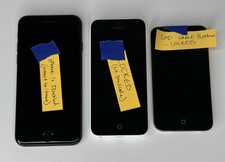 Lot Of 3 Apple Devices iPod iPhone - A1532 - A1367 - iPhone SE 2 64g. - As Is