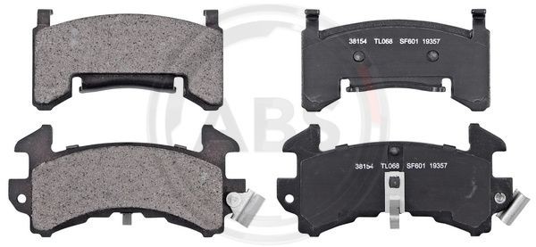 38154 A.B.S. Brake Pad Set, disc brake for BUICK,CADILLAC,CHEVROLET,GMC,PONTIAC - Image 7