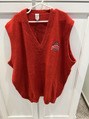 Alpaca Wool Fleece XL The Ohio State V Neck Sweater Best Made In Peru
