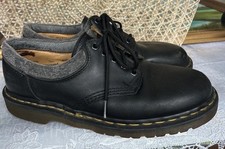 Doc Martens Shoes Made In England Black Pre Loved Condition READ DESCRIPTION