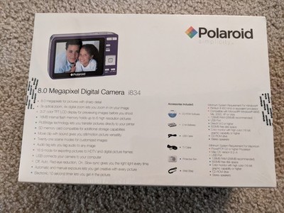 Polaroid I834 8.0 MP Digital Camera - Purple for sale online | eBay