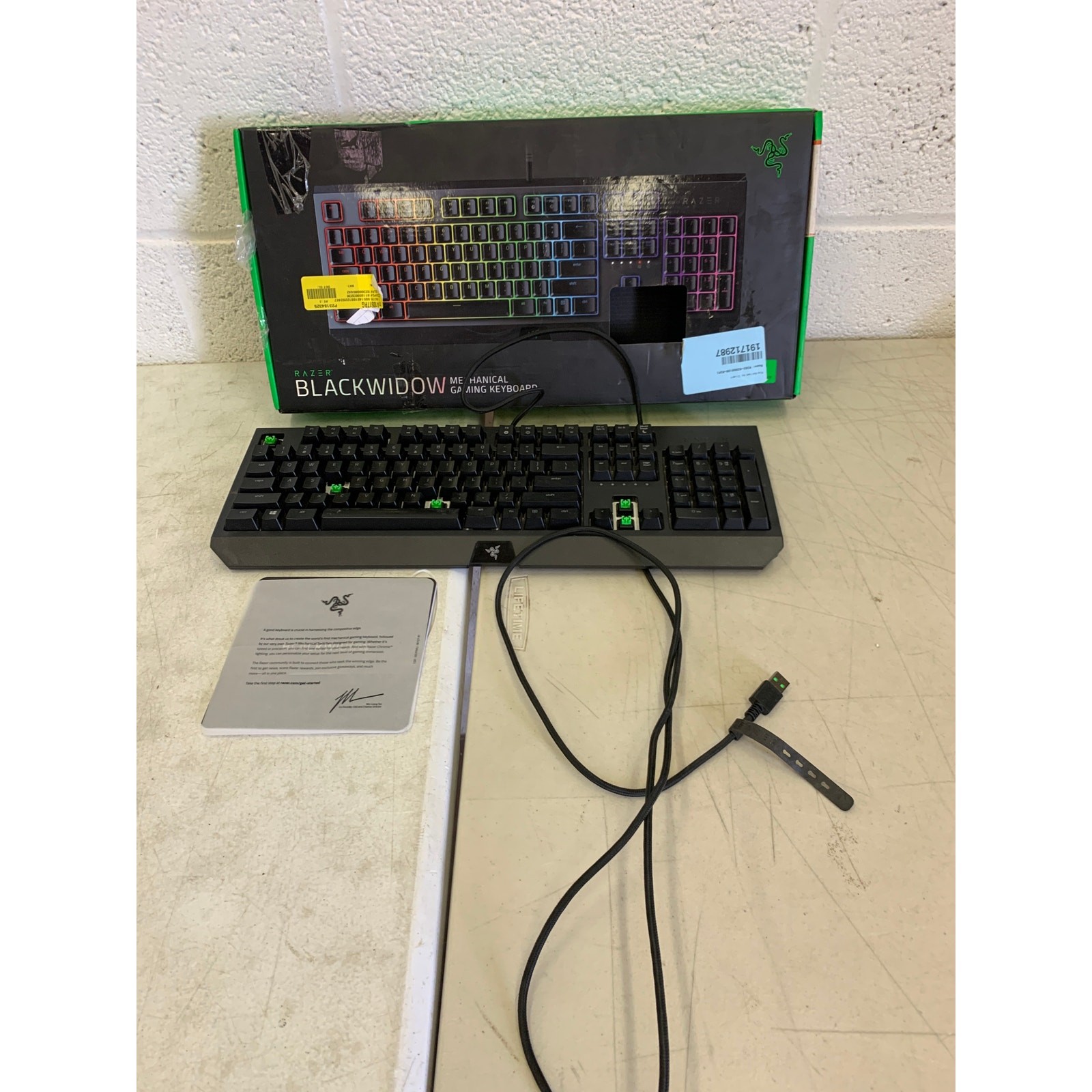 Razer BlackWidow Wired Mechanical Gaming Keyboard for PC Chr