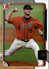 2015 Bowman Draft #191 Tyler Beede San Francisco Giants