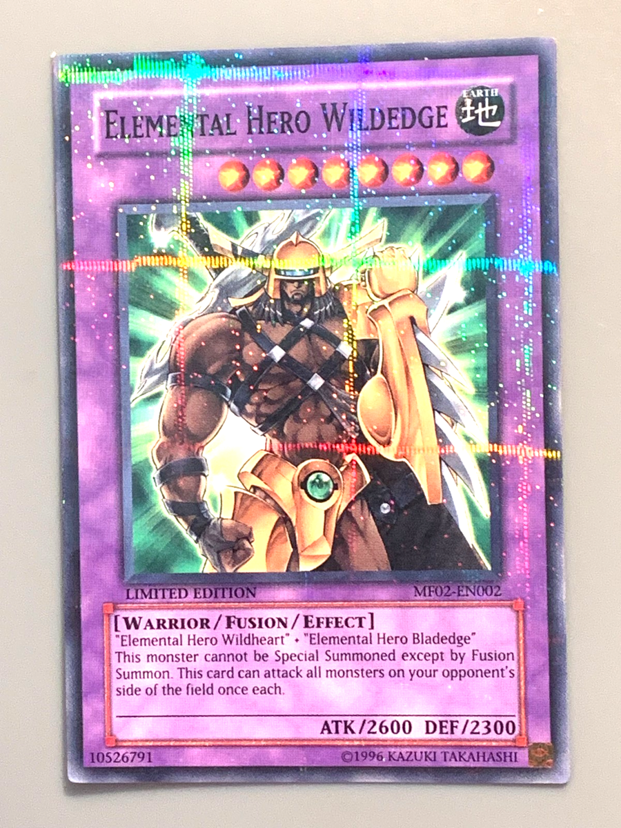 Elemental HERO Wildedge MF02-EN002 Mattel Action Figure Promos: Series 2  yugioh | eBay