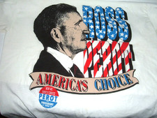 Vintage Ross Perot For President 92 Made In USA Single Stitch T-Shirt Sz L 90's