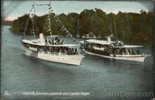 Thousand Islands,NY Steamers Castanet Captain Visger Leighton Original Vintage