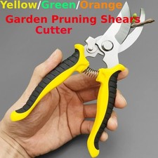 Pruning Shears Strong Garden Hand Pruner Scissor Secateurs Cutter Plants Tool UK