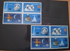 DDR 1986 Weltraumflug im Vierer postfrisch und gestempelt (mp54)