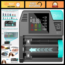 Digital Battery Tester for AA AAA C D 9V 18650 CR123A LR44 CR2032 - LCD Display,