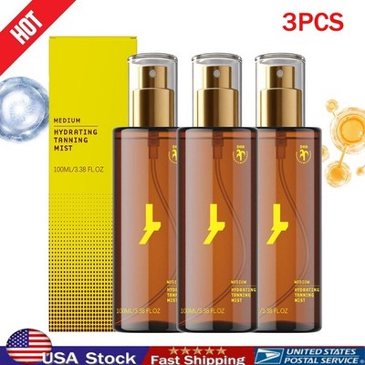 3X Face Tan Mist - Self Tanning Mist, Natural Looking, Gradual Sun Bronzing Glow