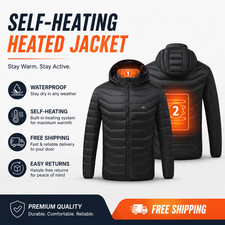ORIGINAL Heated Electric Thermal Vest Jacket Unisex Heating Warm Vest USB
