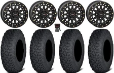 System 3 SB-6 15" Wheels Bk (6+1) 30" Coyote Tires Can-Am Commander Mav
