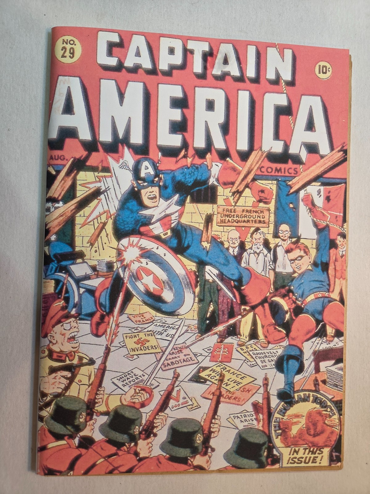 CAPTAIN AMERICA COMICS # 29 TIMELY 1943 INC