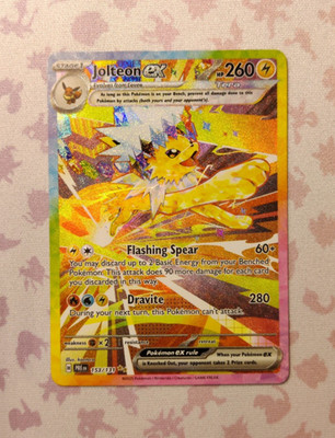 Jolteon ex 153/131 Special Illustration Rare - 2025 Pokémon Prismatic Evolutions