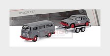 Schuco Volkswagen T2 Minibus 1962 With Trailer + Golf Gti Mki N 1 Racing 1976 1:87 87U00067