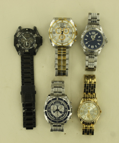 (5) Marc Echo Mens Watch Chronograph Stainless Mixed Parts Lot AS-IS #5
