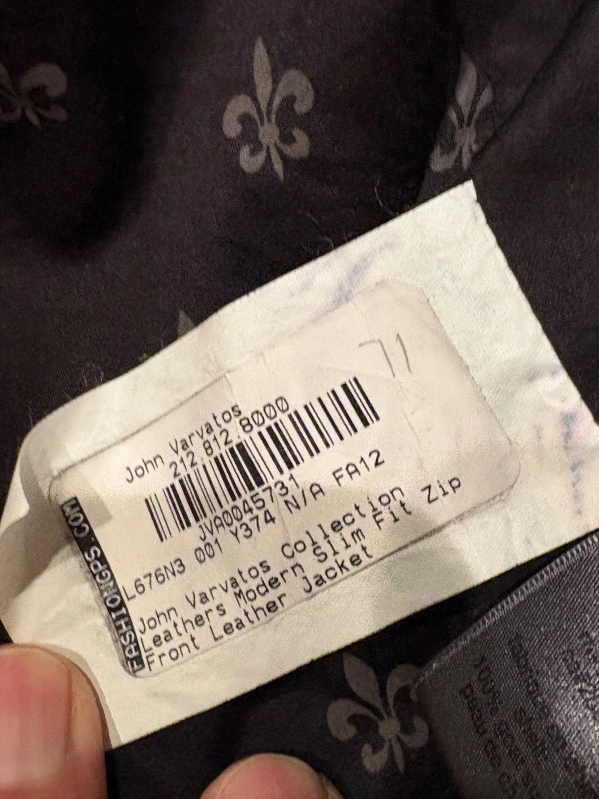 John Varvatos Goat Suede Black Jacket Size 50 image 12