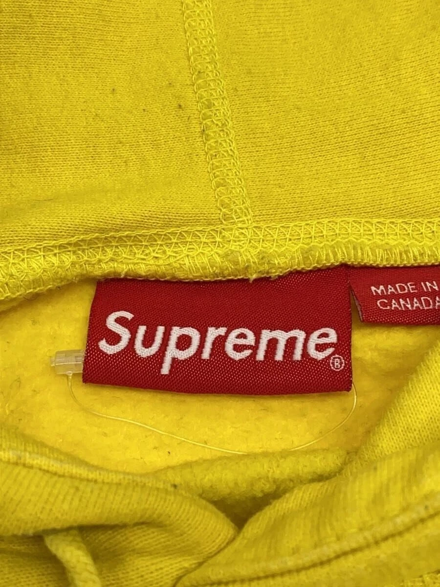 Felpa con cappuccio Supreme 23SS Small Box Logo M Cotone YLW