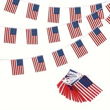 24PCS American Flag Banner Bunting  4th of July Patriotic Decor