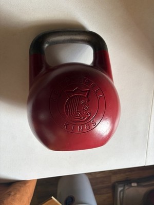 Kettlebell Kings Competition 32kg Red steel Kettlebell 33mm Ergonomic Handle