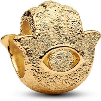 Pandora Strukturierte Hand Der Fatima Mini-Charm 764042C00 Charm AnhäNger