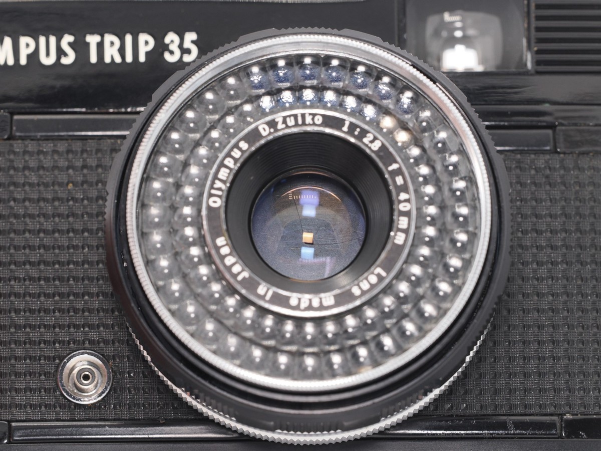 ☆希少なブラック☆OLYMPUS TRIP35　⑬ EXC+, CLA'd, WARRANTY] Rare Black Olympus Trip 35 Film Camera