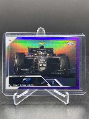 2023 Topps Chrome Formula 1 F1 Brad Benavides Purple 353/399 #141
