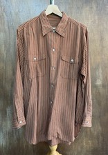 Y's for men yohji Yamamoto Striped Shirt Two Pockets Made in Japan