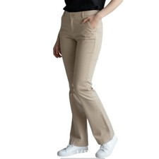 The Limited Collection Drew Fit Beige Straight Leg Career Trousers Pants 10R
