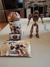 2004 Bionicle Toa Metru Set of 6: 8601-8606 w/Cans, Instructions & Kanoka Cards