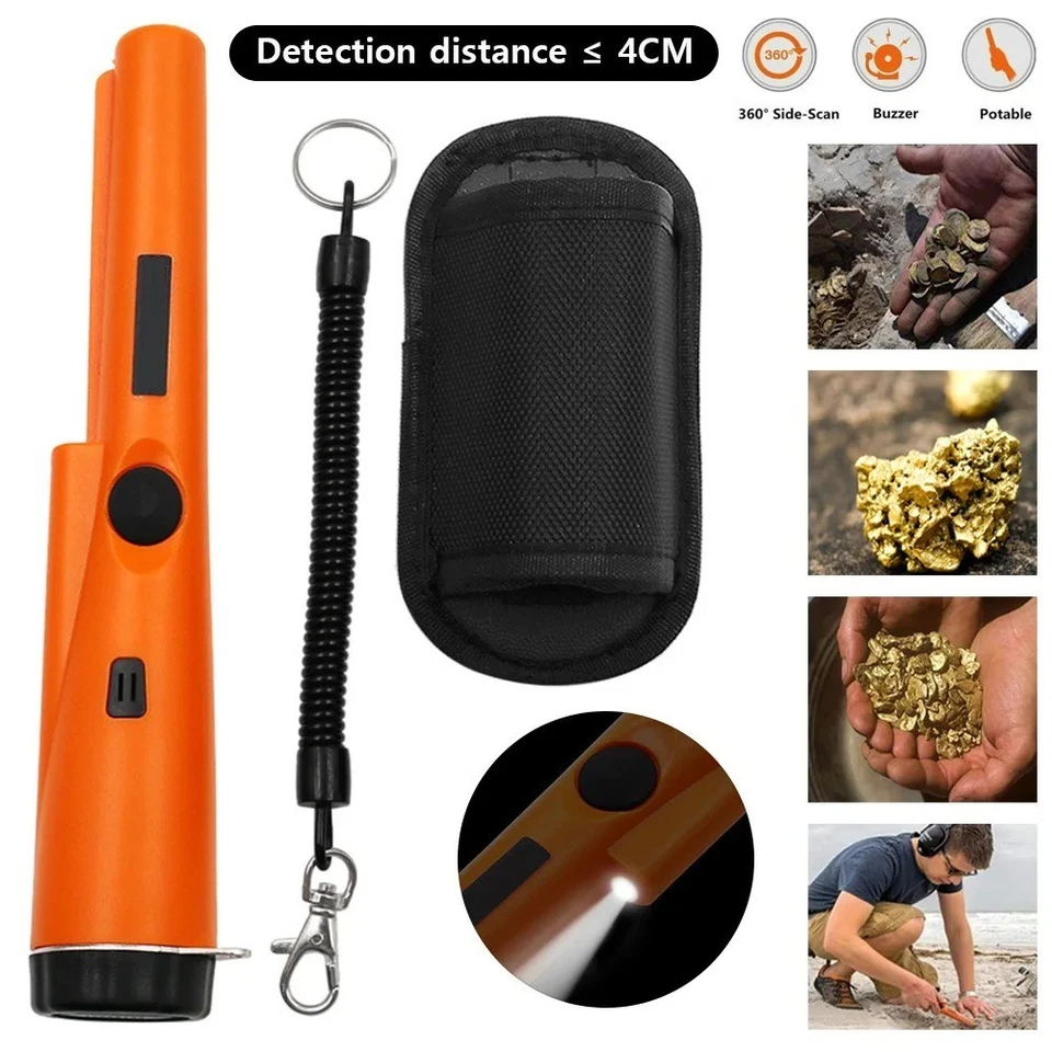 Detector de Metales Pro Pinpointing Máxima Sensibilidad Puntero Estático Impermeable Foto 4 de 4