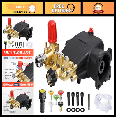 #ad #ad YAMATIC Horizontal Triplex Pressure Washer Pump 2800 3700 PSI 2.5 GPM $288.99