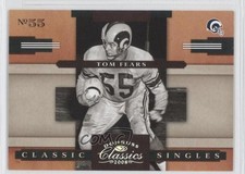 2008 Donruss Classics Classic Singles Silver 89/250 Tom Fears #CS-13 HOF 0j0