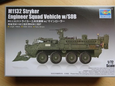 M1132 Stryker Engineer Squad Vehicle 1/72 Modellbau Plastikmodelle Modelbausätze