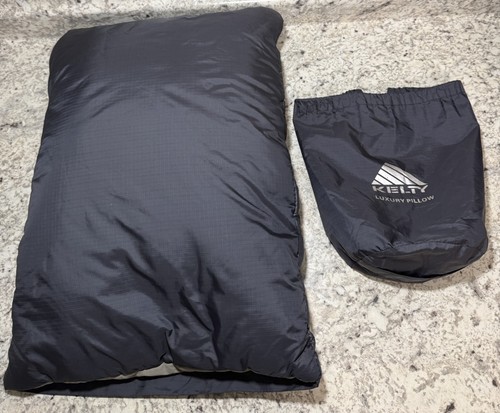 Kelty Camping Luxury Pillow Packable Ultra Light + Stuff Bag Hiking Outdoors EUC