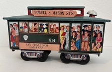 Powell And Mason STS Tin San Francisco Cable Car Toy 514 Works Great 