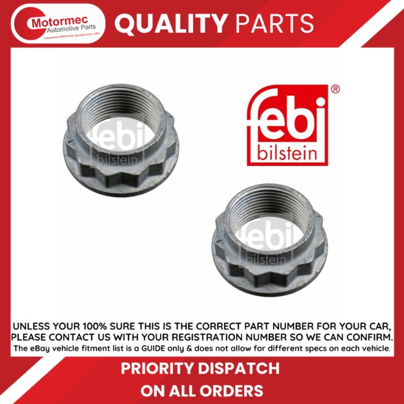 2x ✅Fits FEBI FE01841 Nut, kingpin FE01841 febi Bilstein are a pione ⭐UK Seller⭐ - Image 17